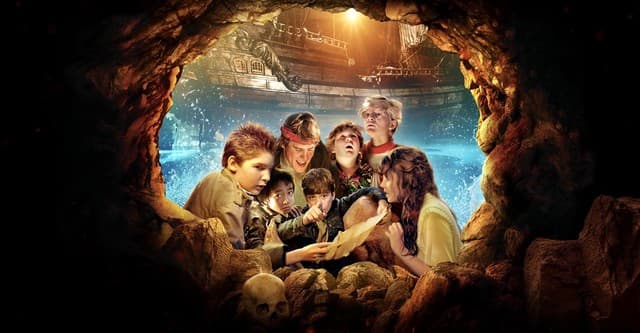 1900s adventure artwork inspired by The Goonies