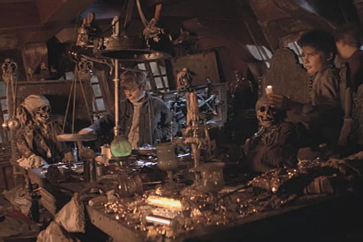 Underground treasure cave artwork inspired by The Goonies
